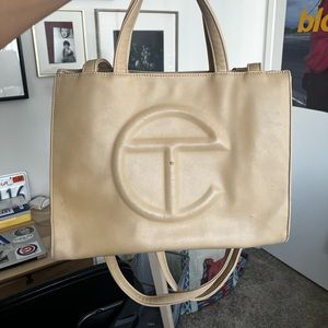 Telfar beige bag. Authentic.